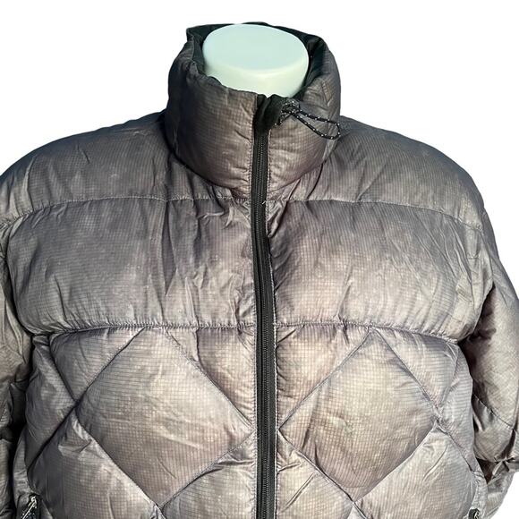 Mountain Hardwear gray down puffer jacket size 12 - Picture 3 of 11